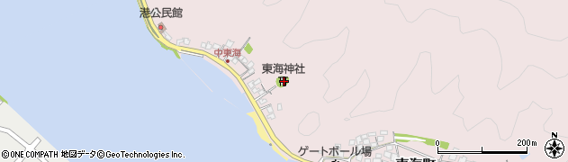 宮崎県延岡市東海町102周辺の地図