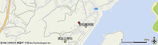 熊本県上天草市大矢野町登立523周辺の地図