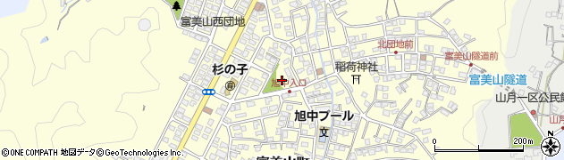 富美山第1街区公園周辺の地図