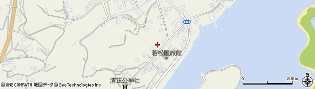 熊本県上天草市大矢野町登立527周辺の地図