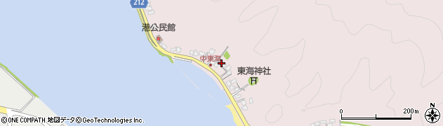 宮崎県延岡市東海町123周辺の地図