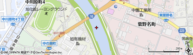 祝子大橋周辺の地図