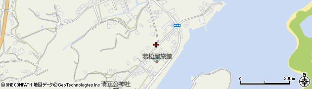 熊本県上天草市大矢野町登立529周辺の地図