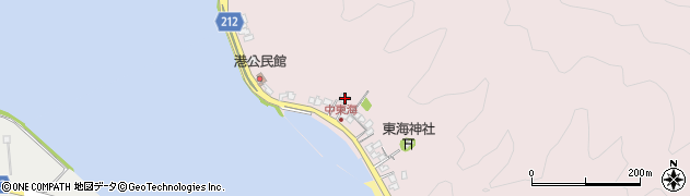 宮崎県延岡市東海町127周辺の地図