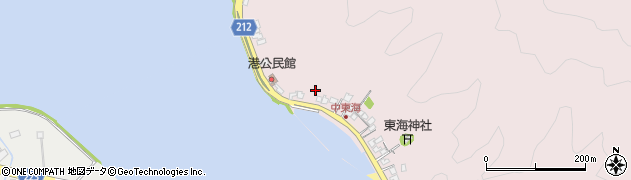 宮崎県延岡市東海町135周辺の地図