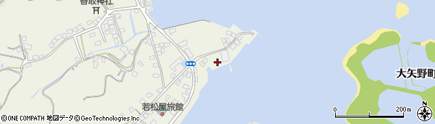 熊本県上天草市大矢野町登立544周辺の地図