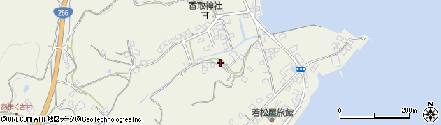 熊本県上天草市大矢野町登立1192周辺の地図