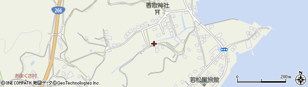 熊本県上天草市大矢野町登立1209周辺の地図