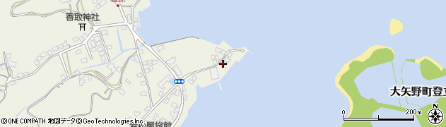熊本県上天草市大矢野町登立14258周辺の地図