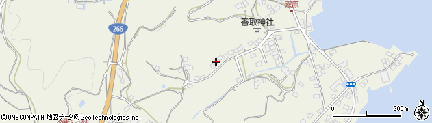 熊本県上天草市大矢野町登立1136周辺の地図