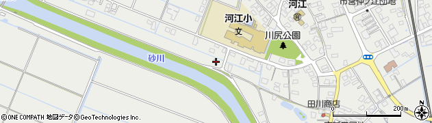 熊本県宇城市小川町新田1327周辺の地図