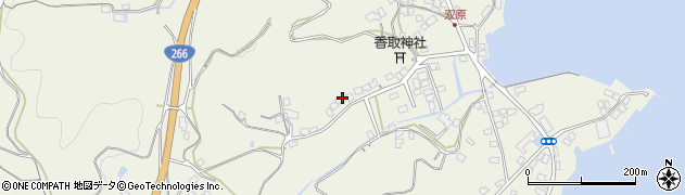 熊本県上天草市大矢野町登立11036周辺の地図