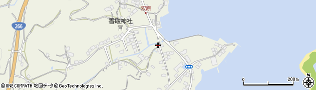 熊本県上天草市大矢野町登立1194周辺の地図
