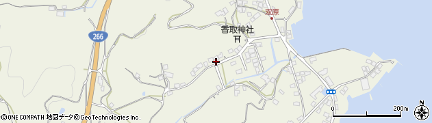 熊本県上天草市大矢野町登立1244周辺の地図