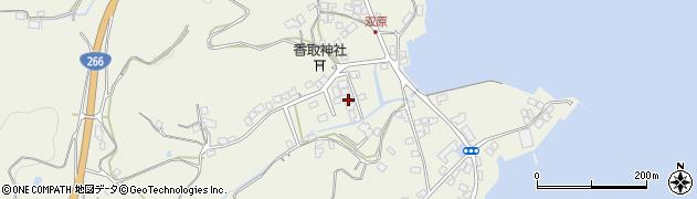 熊本県上天草市大矢野町登立1216周辺の地図