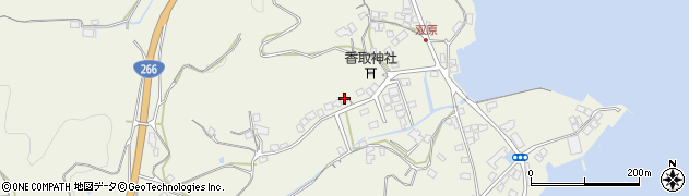 熊本県上天草市大矢野町登立1242周辺の地図