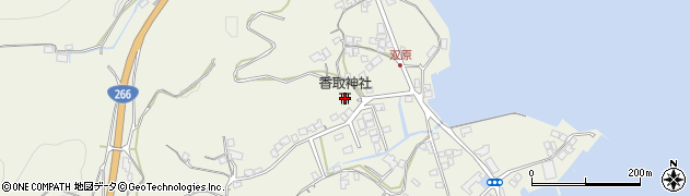 熊本県上天草市大矢野町登立1238周辺の地図