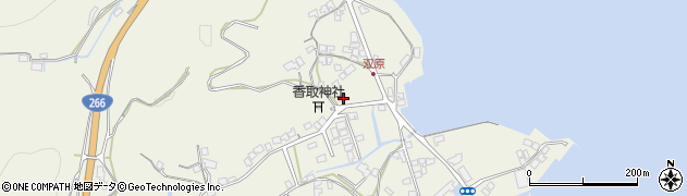 熊本県上天草市大矢野町登立1261周辺の地図