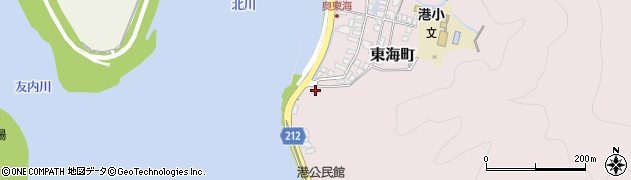 宮崎県延岡市東海町153周辺の地図