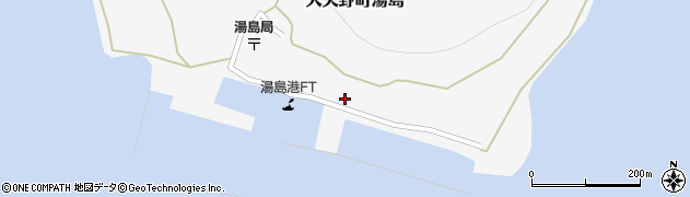 熊本県上天草市大矢野町湯島593周辺の地図