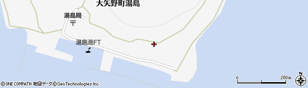 熊本県上天草市大矢野町湯島531周辺の地図