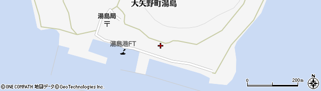 熊本県上天草市大矢野町湯島513周辺の地図