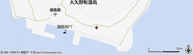 熊本県上天草市大矢野町湯島521周辺の地図