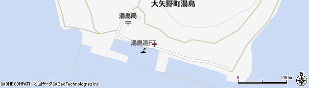熊本県上天草市大矢野町湯島608周辺の地図
