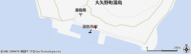 熊本県上天草市大矢野町湯島609周辺の地図