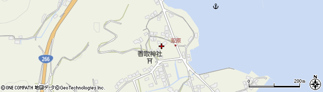 熊本県上天草市大矢野町登立1262周辺の地図