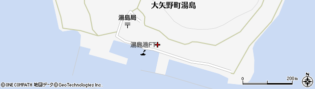 熊本県上天草市大矢野町湯島604周辺の地図