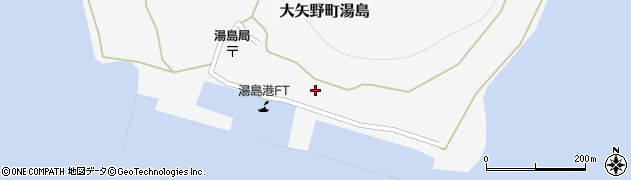 熊本県上天草市大矢野町湯島591周辺の地図