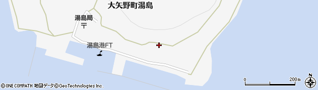 熊本県上天草市大矢野町湯島404周辺の地図