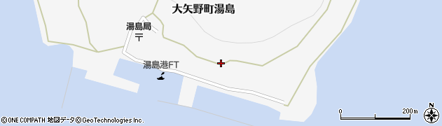 熊本県上天草市大矢野町湯島516周辺の地図