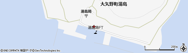 熊本県上天草市大矢野町湯島619周辺の地図