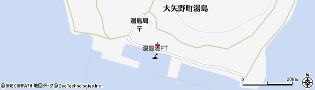 熊本県上天草市大矢野町湯島616周辺の地図