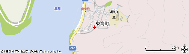 宮崎県延岡市東海町159周辺の地図