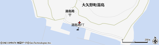 熊本県上天草市大矢野町湯島610周辺の地図