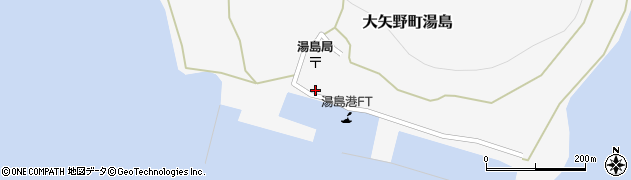 熊本県上天草市大矢野町湯島631周辺の地図