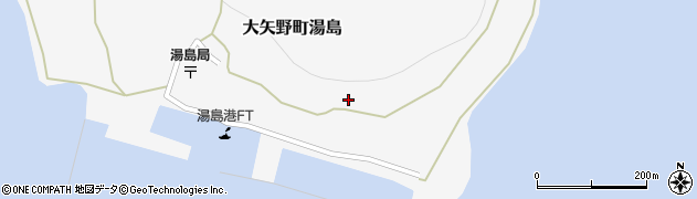 熊本県上天草市大矢野町湯島407周辺の地図