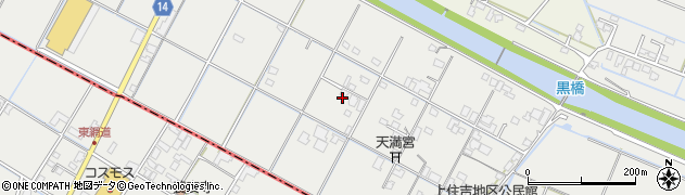熊本県宇城市小川町住吉周辺の地図
