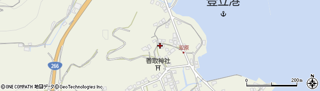 熊本県上天草市大矢野町登立1271周辺の地図