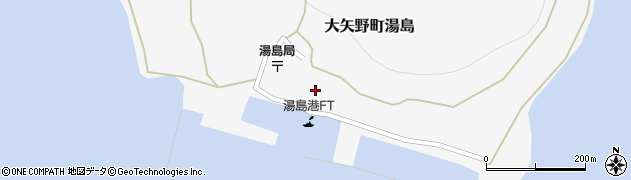 熊本県上天草市大矢野町湯島424周辺の地図