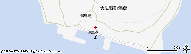 熊本県上天草市大矢野町湯島490周辺の地図