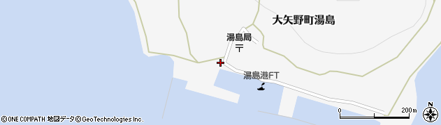 熊本県上天草市大矢野町湯島638周辺の地図