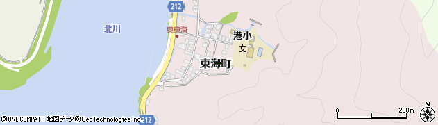 宮崎県延岡市東海町171周辺の地図