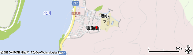 宮崎県延岡市東海町170周辺の地図