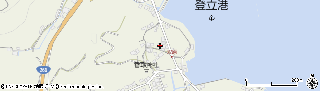 熊本県上天草市大矢野町登立1349周辺の地図