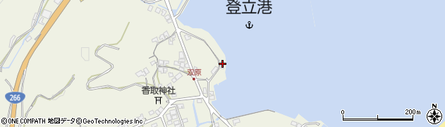 熊本県上天草市大矢野町登立1373周辺の地図