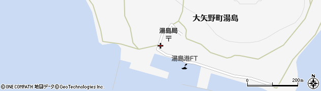 熊本県上天草市大矢野町湯島637周辺の地図